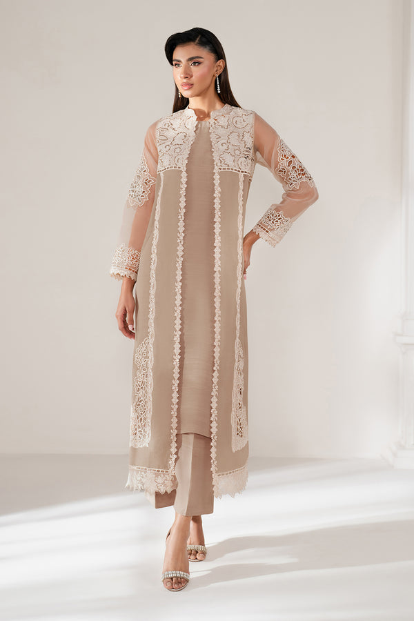 Baroque | Luxury Pret 25 | EMBROIDERED ORGANZA PR-1100 by Baroque - Designer Dress  - Type : Ladies Clothes - Available at Libayah - 100% Original 