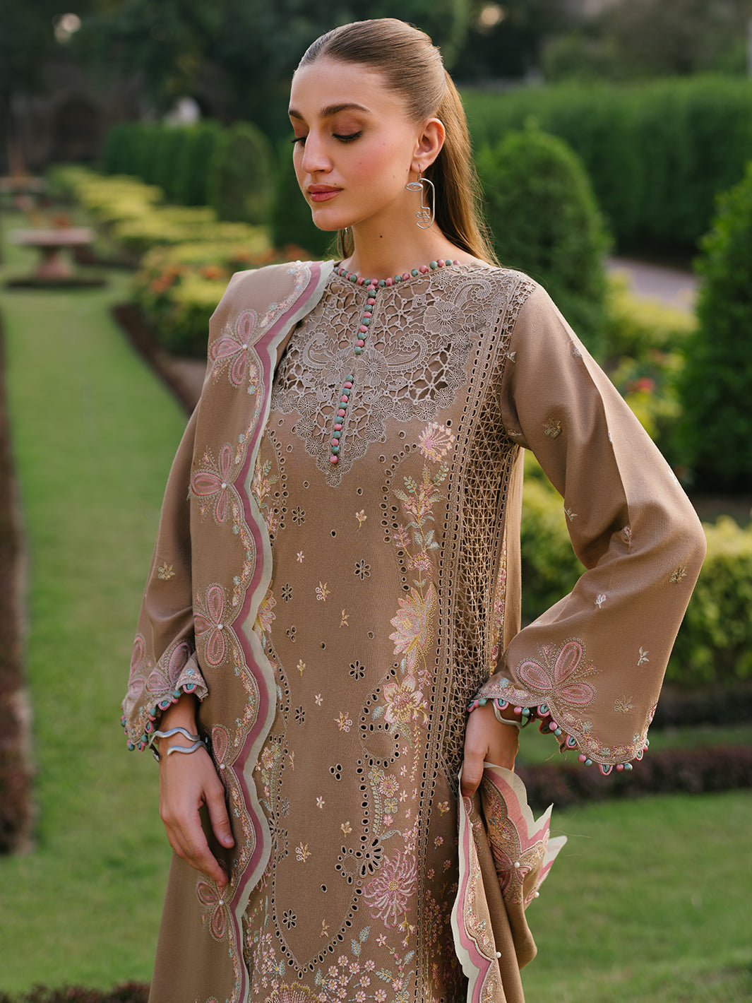 Bin Ilyas | Gulabi Baagh Winter 24 | 154 A by Bin Ilyas - Designer Dress - Type: Ladies Clothes - Available at Libayah - 100% Original