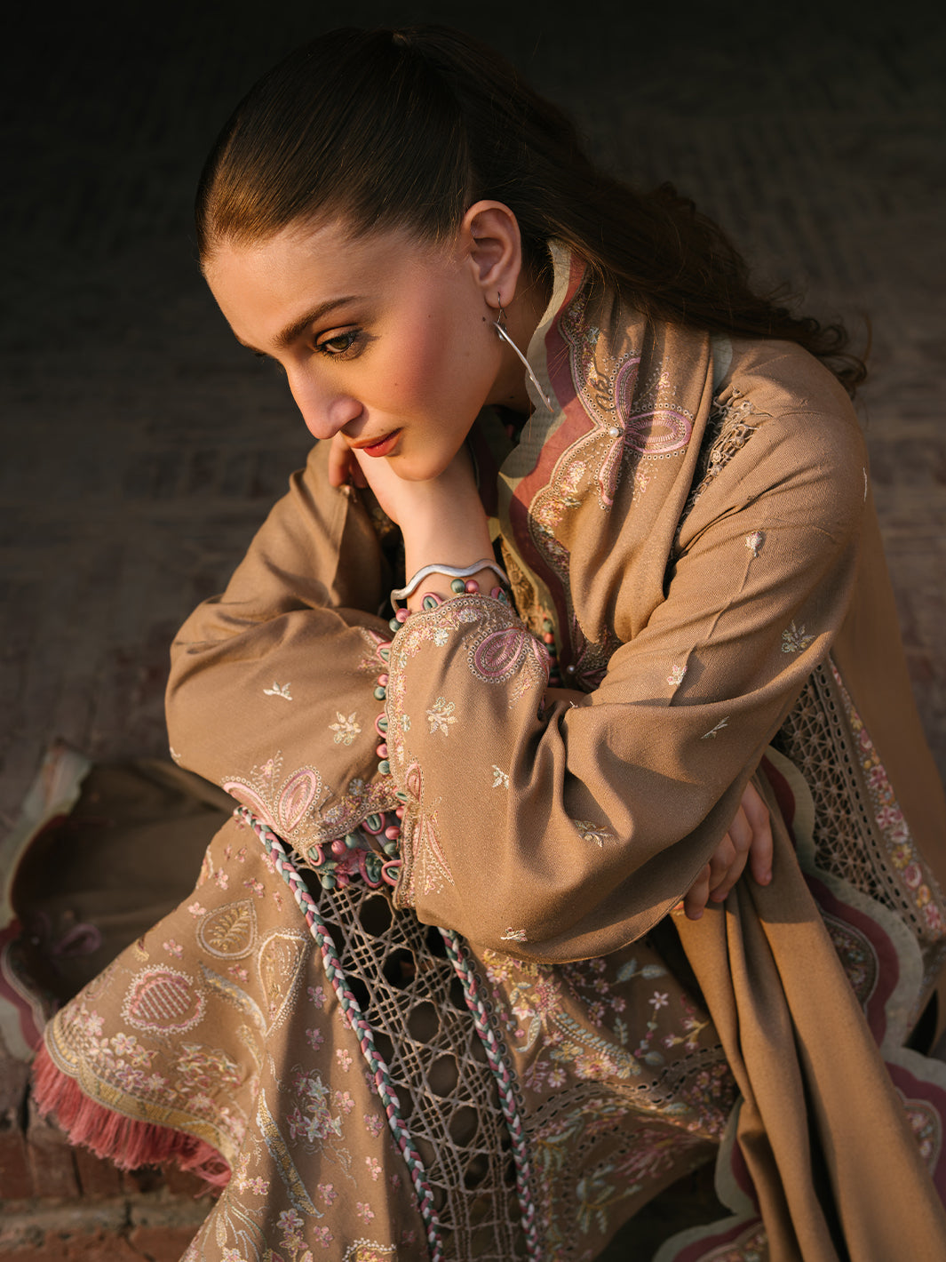 Bin Ilyas | Gulabi Baagh Winter 24 | 154 A by Bin Ilyas - Designer Dress - Type: Ladies Clothes - Available at Libayah - 100% Original