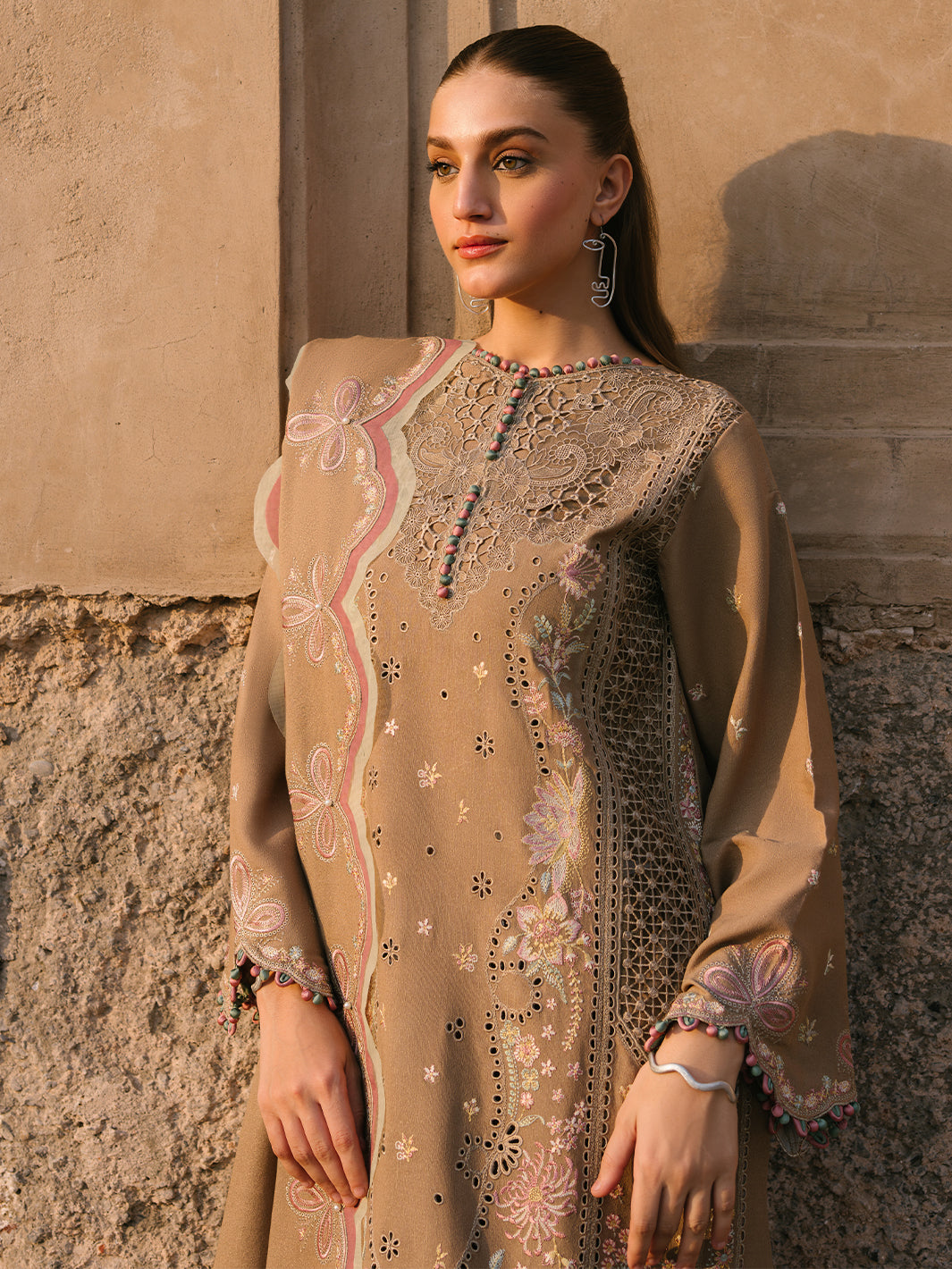 Bin Ilyas | Gulabi Baagh Winter 24 | 154 A by Bin Ilyas - Designer Dress - Type: Ladies Clothes - Available at Libayah - 100% Original