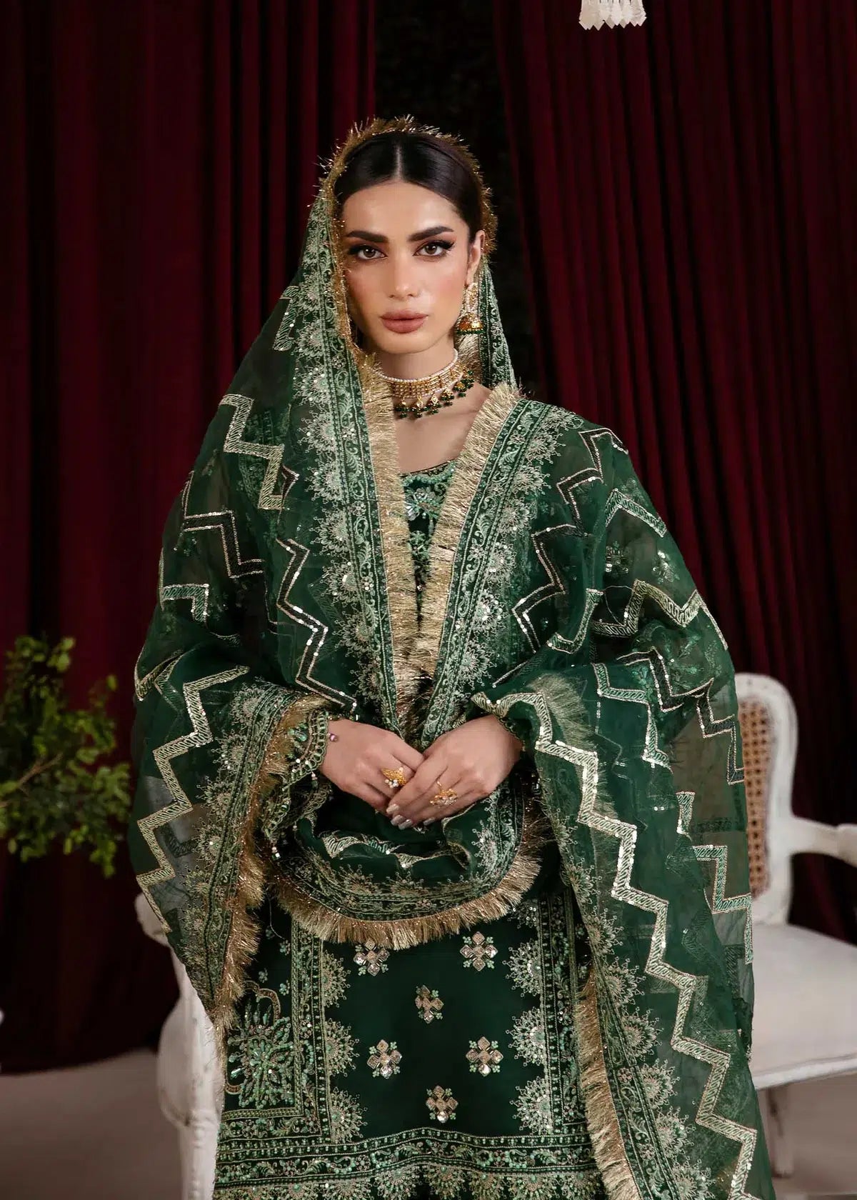 Dastoor | Noor-E-Jahan Wedding Collection'24 | Zayna by Dastoor - Designer Dress - Type: Ladies Clothes - Available at Libayah - 100% Original