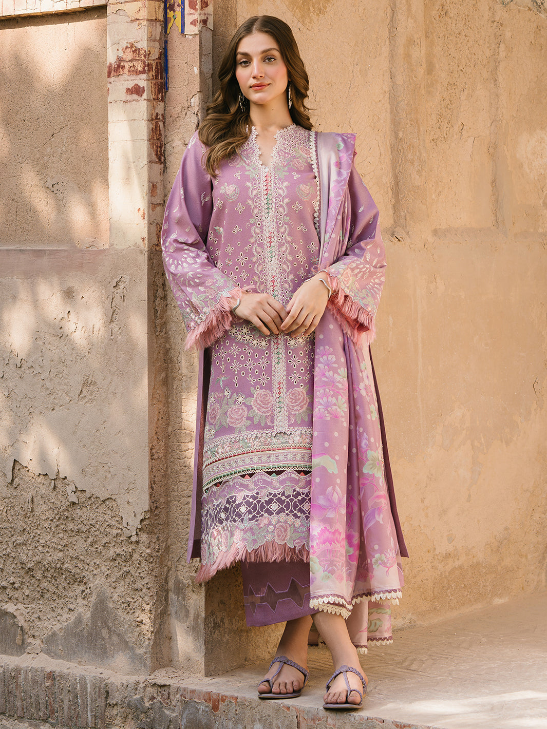 Bin Ilyas | Gulabi Baagh Winter 24 | 155 A by Bin Ilyas - Designer Dress - Type: Ladies Clothes - Available at Libayah - 100% Original