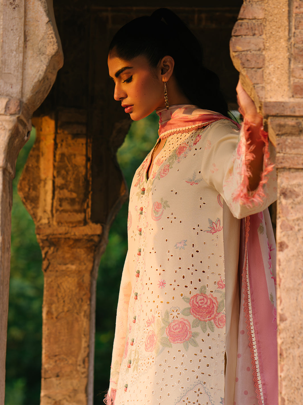 Bin Ilyas | Gulabi Baagh Winter 24 | 155 B by Bin Ilyas - Designer Dress - Type: Ladies Clothes - Available at Libayah - 100% Original