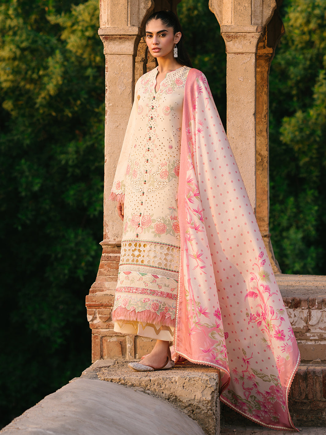 Bin Ilyas | Gulabi Baagh Winter 24 | 155 B by Bin Ilyas - Designer Dress - Type: Ladies Clothes - Available at Libayah - 100% Original