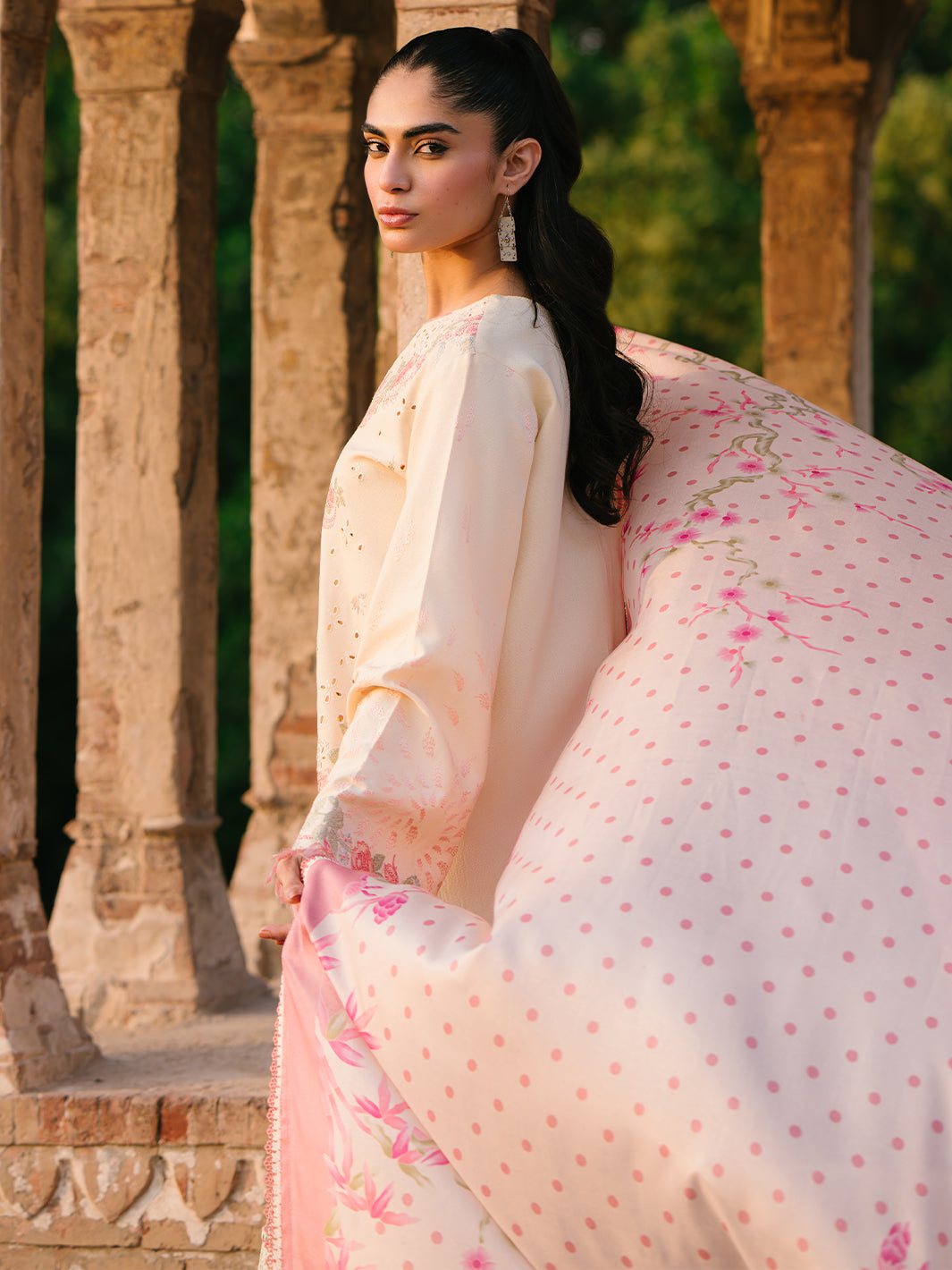 Bin Ilyas | Gulabi Baagh Winter 24 | 155 B by Bin Ilyas - Designer Dress - Type: Ladies Clothes - Available at Libayah - 100% Original