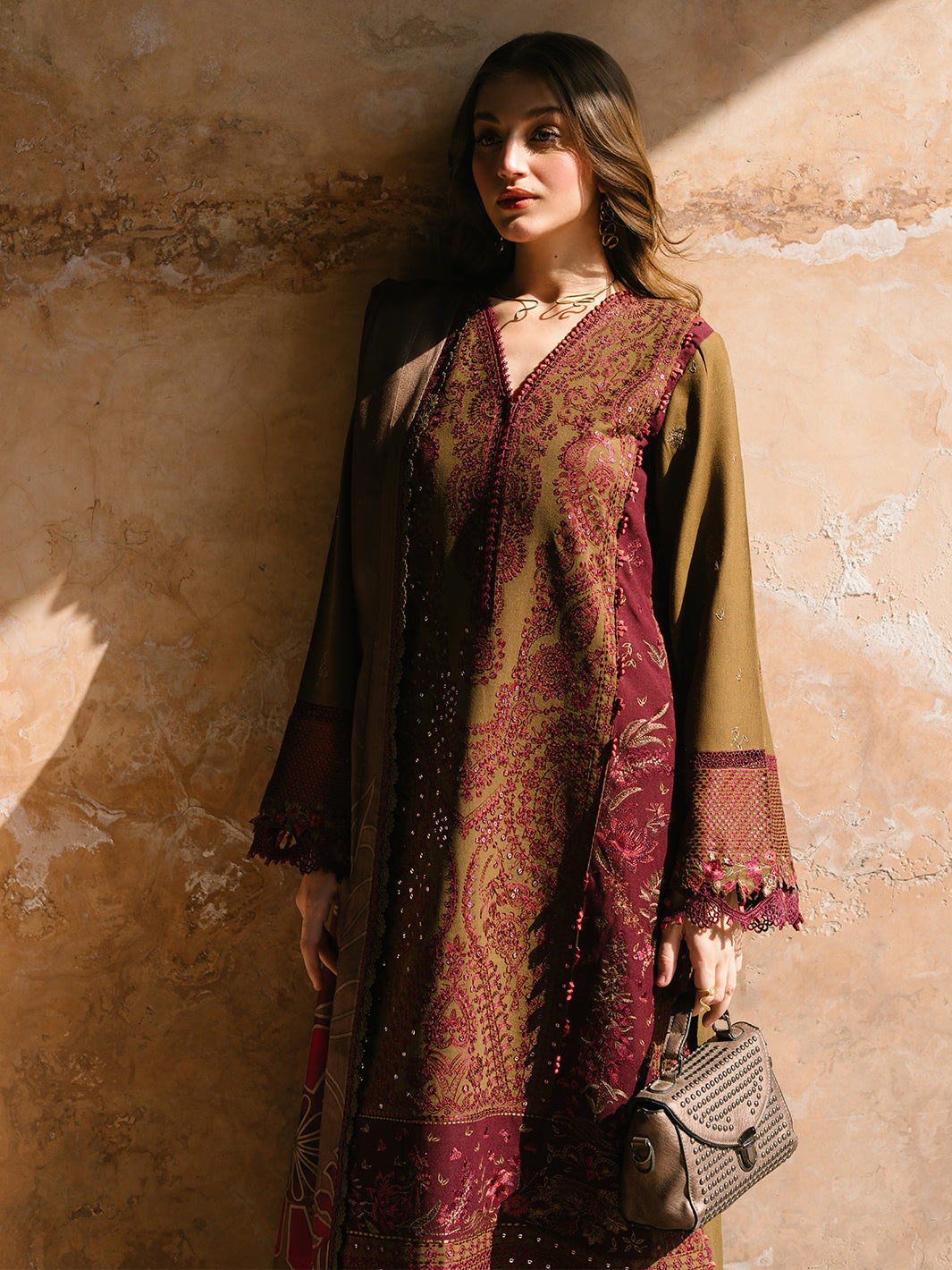 Bin Ilyas | Gulabi Baagh Winter 24 | 156 A by Bin Ilyas - Designer Dress - Type: Ladies Clothes - Available at Libayah - 100% Original