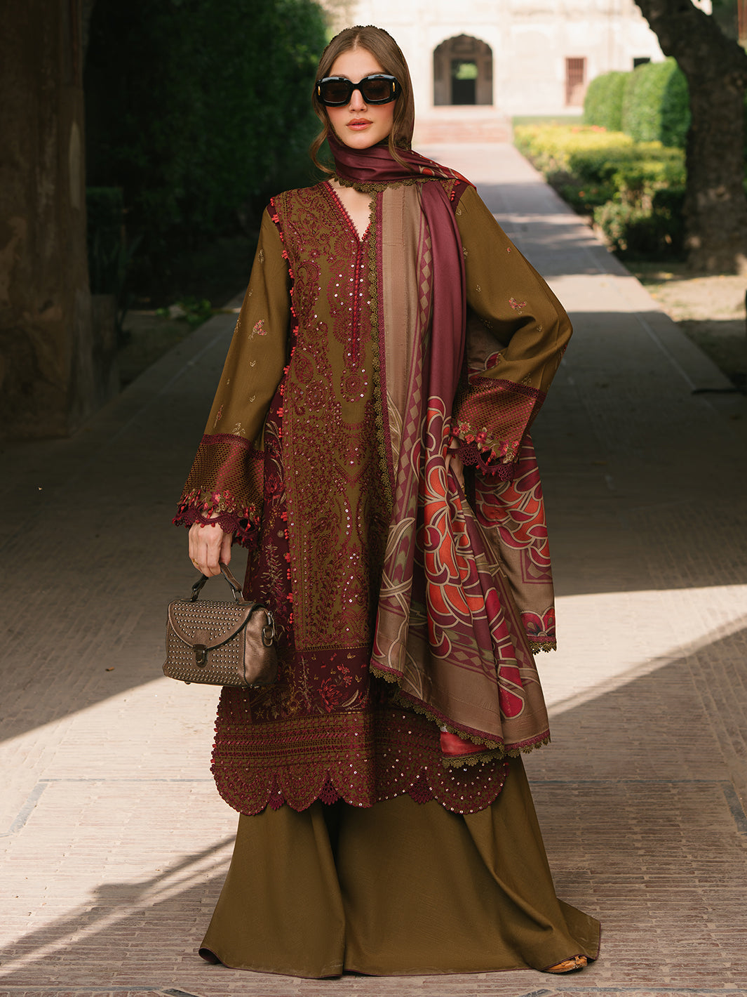 Bin Ilyas | Gulabi Baagh Winter 24 | 156 A by Bin Ilyas - Designer Dress - Type: Ladies Clothes - Available at Libayah - 100% Original