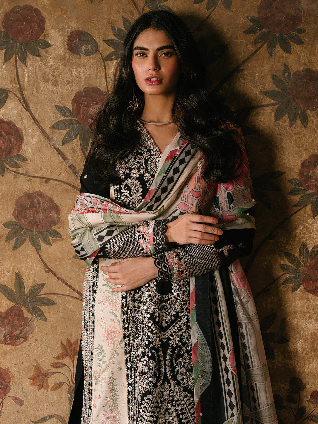 Bin Ilyas | Gulabi Baagh Winter 24 | 156 B by Bin Ilyas - Designer Dress - Type: Ladies Clothes - Available at Libayah - 100% Original