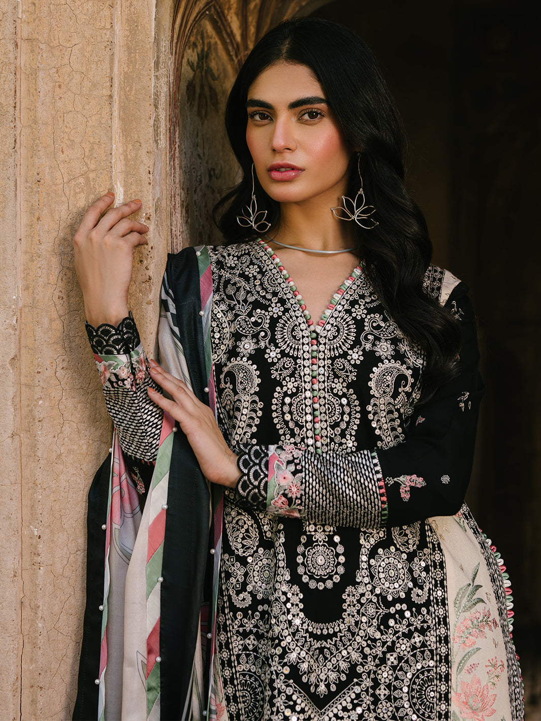 Bin Ilyas | Gulabi Baagh Winter 24 | 156 B by Bin Ilyas - Designer Dress - Type: Ladies Clothes - Available at Libayah - 100% Original