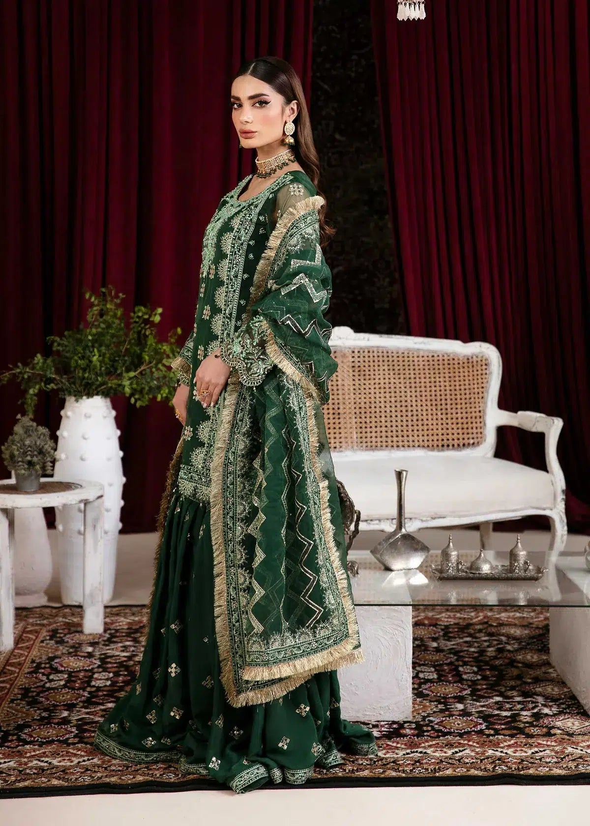 Dastoor | Noor-E-Jahan Wedding Collection'24 | Zayna by Dastoor - Designer Dress - Type: Ladies Clothes - Available at Libayah - 100% Original