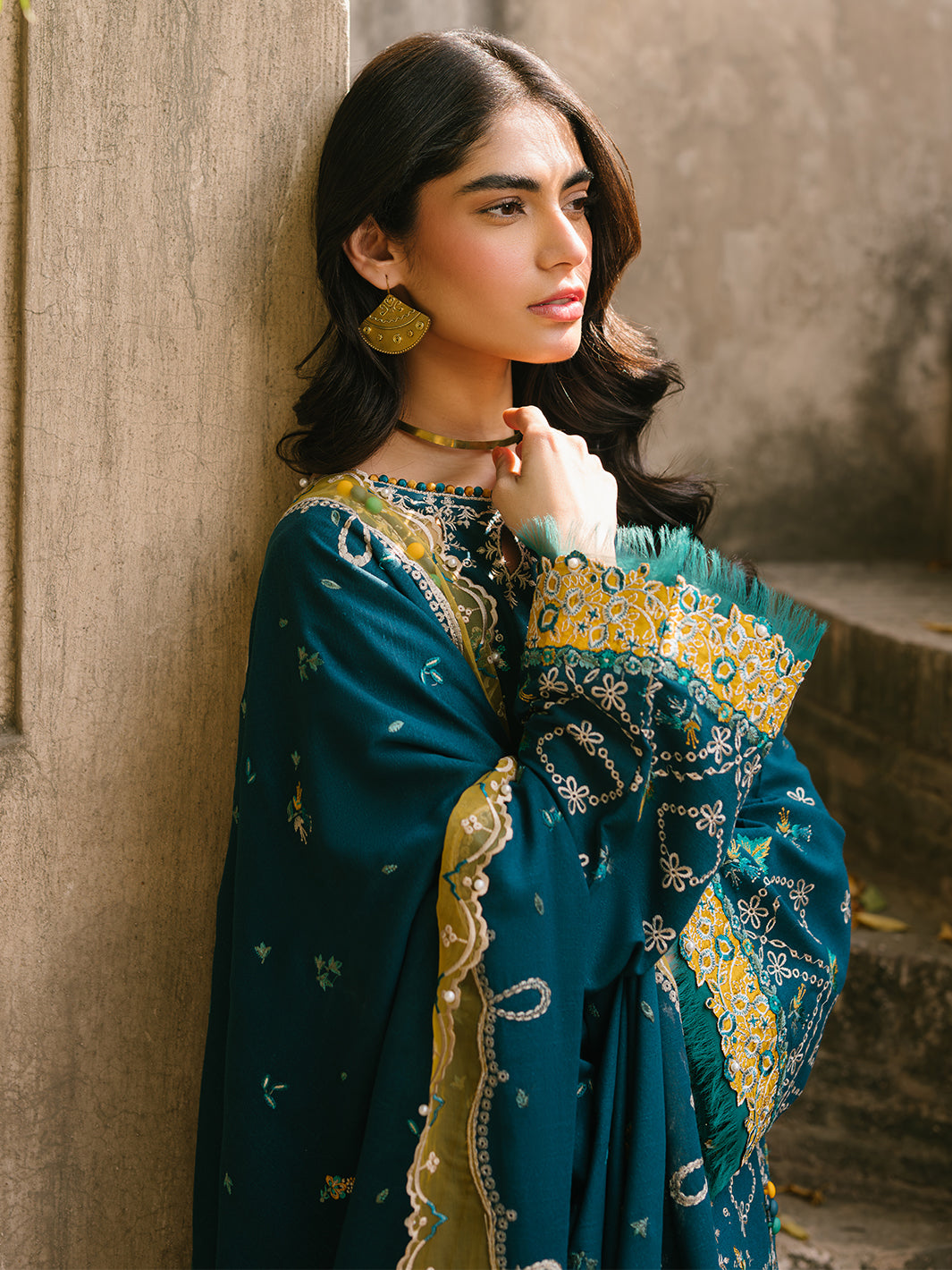 Bin Ilyas | Gulabi Baagh Winter 24 | 157 A by Bin Ilyas - Designer Dress - Type: Ladies Clothes - Available at Libayah - 100% Original