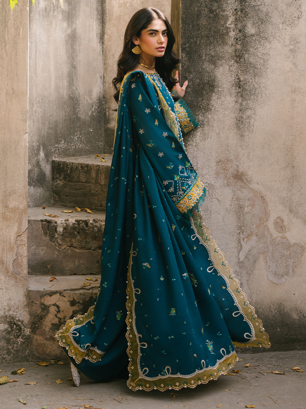 Bin Ilyas | Gulabi Baagh Winter 24 | 157 A by Bin Ilyas - Designer Dress - Type: Ladies Clothes - Available at Libayah - 100% Original