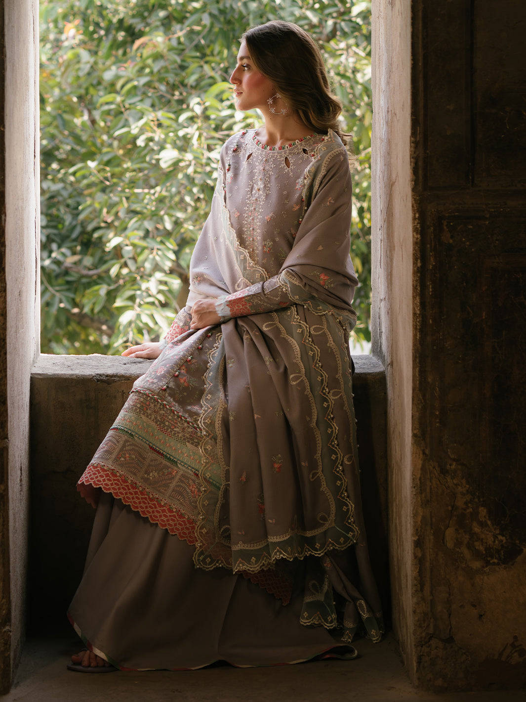 Bin Ilyas | Gulabi Baagh Winter 24 | 157 B by Bin Ilyas - Designer Dress - Type: Ladies Clothes - Available at Libayah - 100% Original