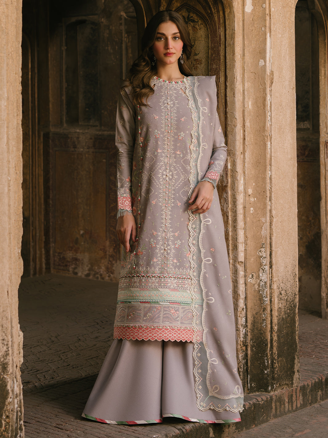 Bin Ilyas | Gulabi Baagh Winter 24 | 157 B by Bin Ilyas - Designer Dress - Type: Ladies Clothes - Available at Libayah - 100% Original