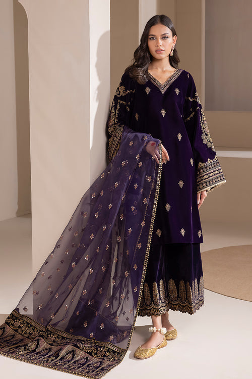 Baroque | Velvet 25 | UF-420 by Baroque - Designer Dress  - Type : Ladies Clothes - Available at Libayah - 100% Original 