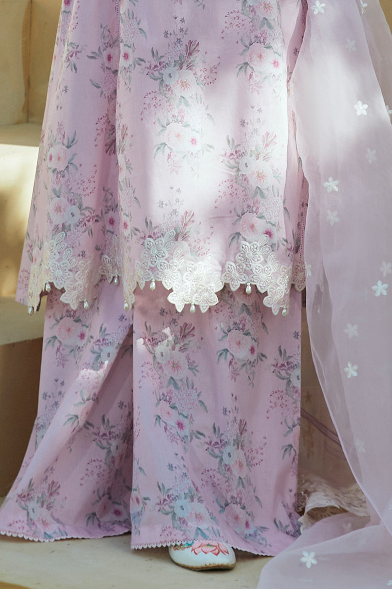 Cross Stitch | Premium Lawn 24 | SHADOW BERRY by Cross Stitch - Designer Dress - Type: Ladies Clothes - Available at Libayah - 100% Original