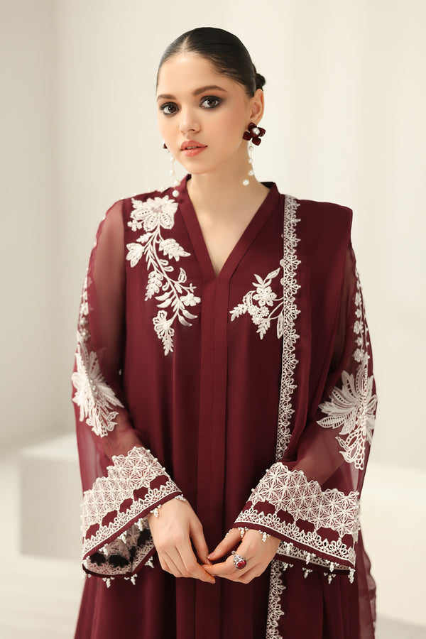 Baroque | Luxury Pret 25 | EMBROIDERED CHIFFON PR-1160 by Baroque - Designer Dress  - Type : Ladies Clothes - Available at Libayah - 100% Original 