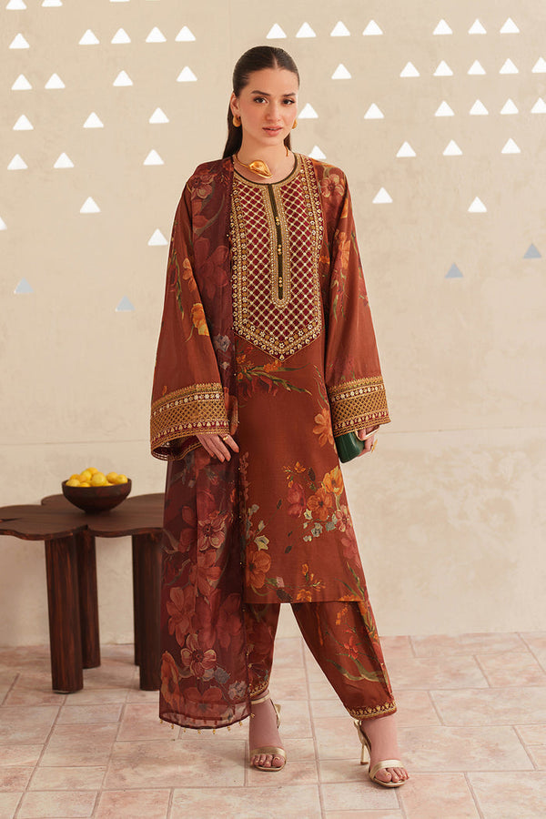 Baroque | Luxury Pret Summer | UF-4409 - Designer Dress - Type : Ladies Clothes - Available at Libayah - 100% Original