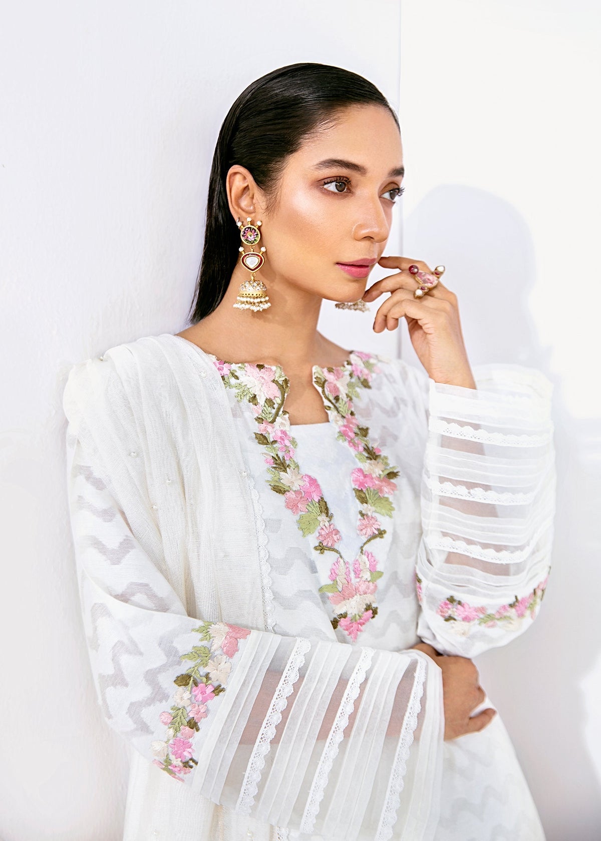 Saira Shakira | Luxury Pret | Snowdrop by Saira Shakira - Designer Dress  - Type : Ladies Clothes - Available at Libayah - 100% Original 