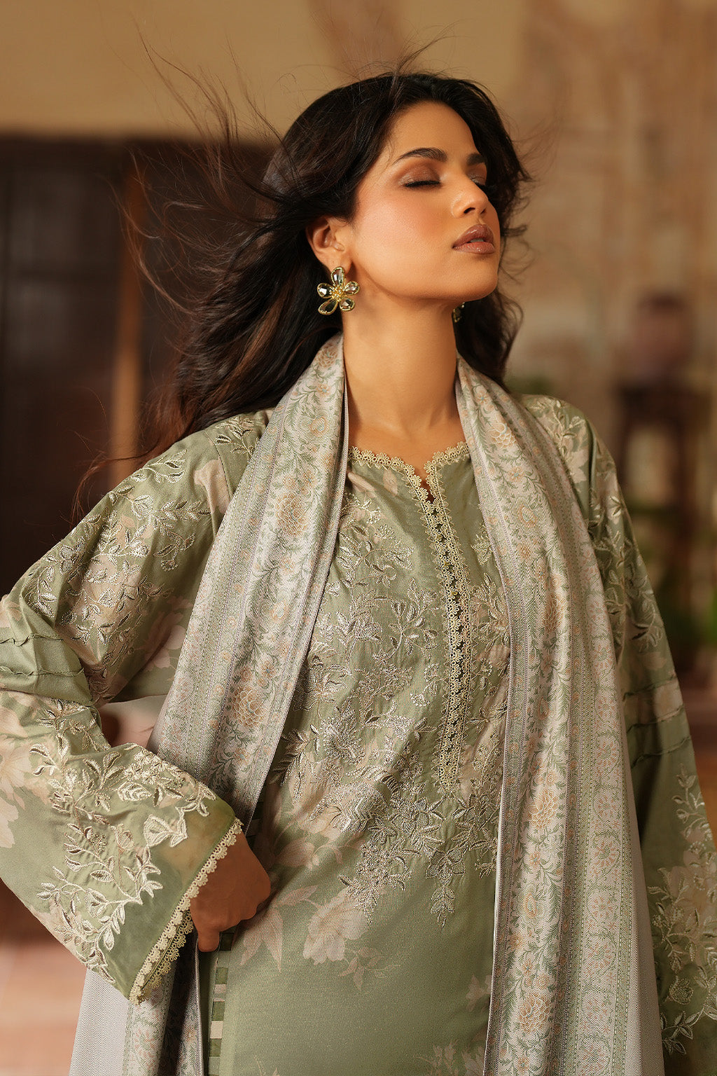 Iznik | Winter 25 | IPF-08 by Iznik - Designer Dress  - Type : Ladies Clothes - Available at Libayah - 100% Original 