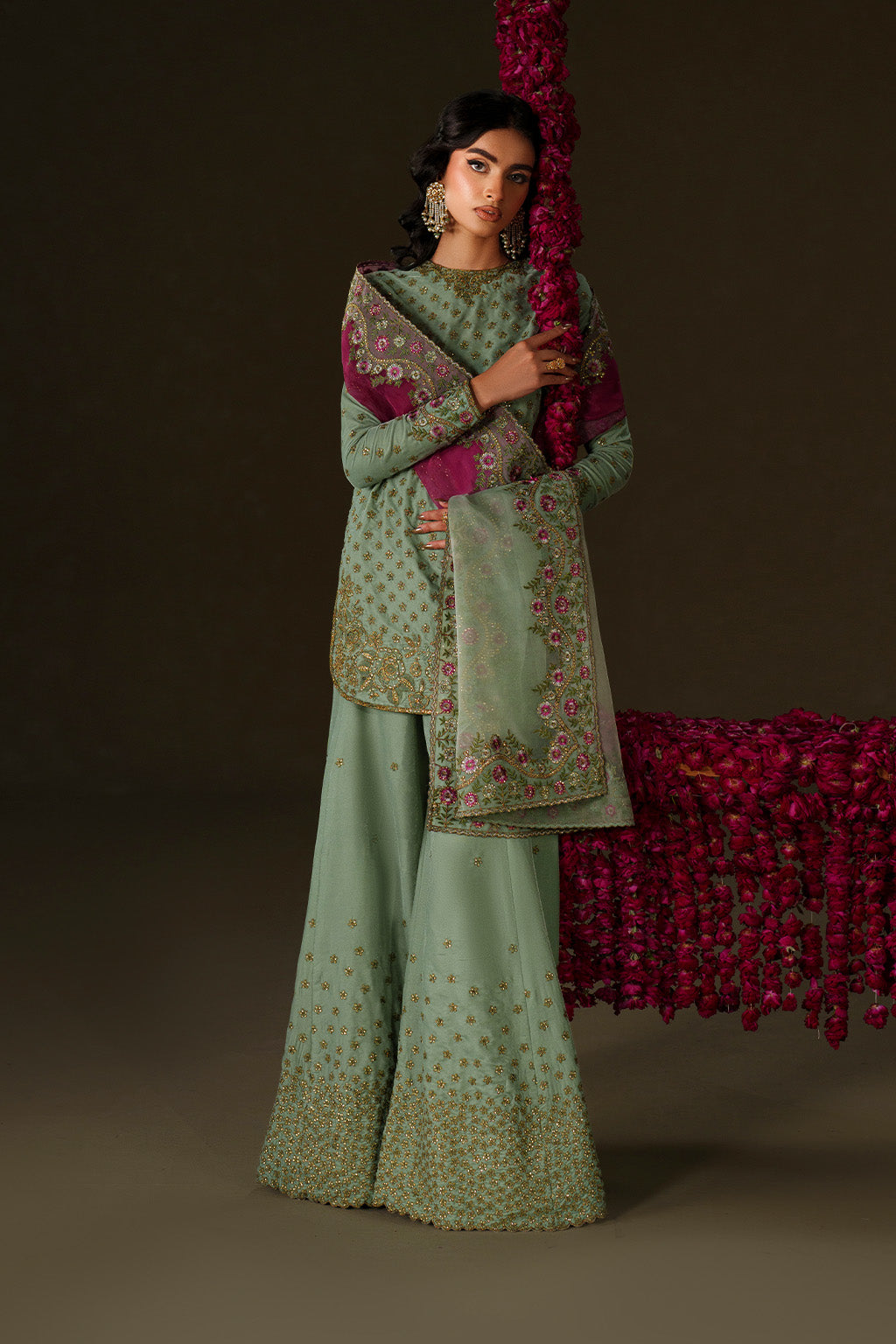 Iznik | Velvet 25 | IV-73 Embroidered Velvet by Iznik - Designer Dress - Type : Ladies Clothes - Available at Libayah - 100% Original 
