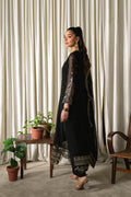 Neeshay | Ready to Wear Chiffon | RTW-CHFN-03 Black by Neeshay - Designer Dress  - Type : Ladies Clothes - Available at Libayah - 100% Original 