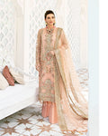 Gulaal | Wedding Formals | VOIR EMBROIDERED NET 3-PIECE SUIT WS-07 - FLEUR DE ROSE WEDDING FORMALS by Gulaal - Designer Dress - Type: Ladies Clothes - Available at Libayah - 100% Original