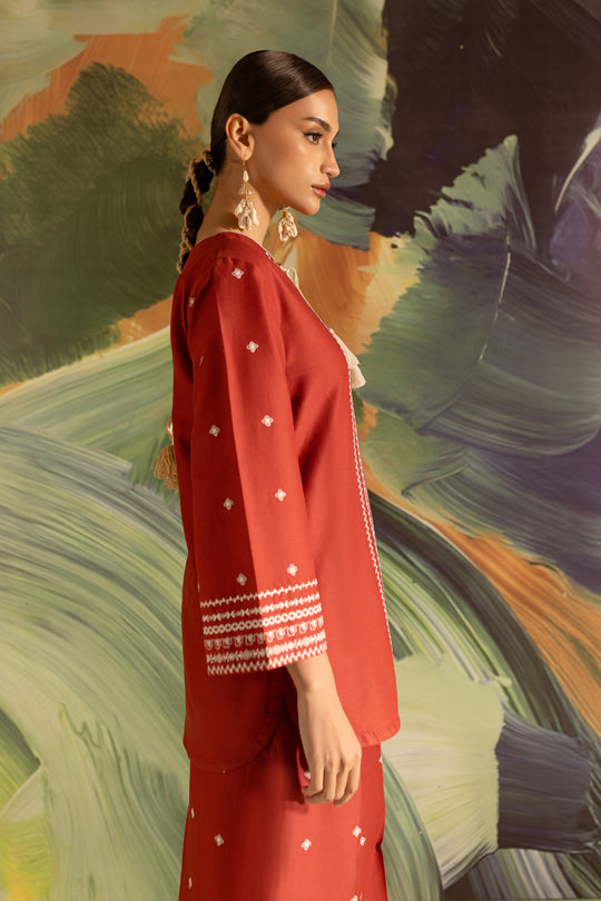 Batik | Boho | Brick 2Pc by Batik - Designer Dress - Type: Ladies Clothes - Available at Libayah - 100% Original