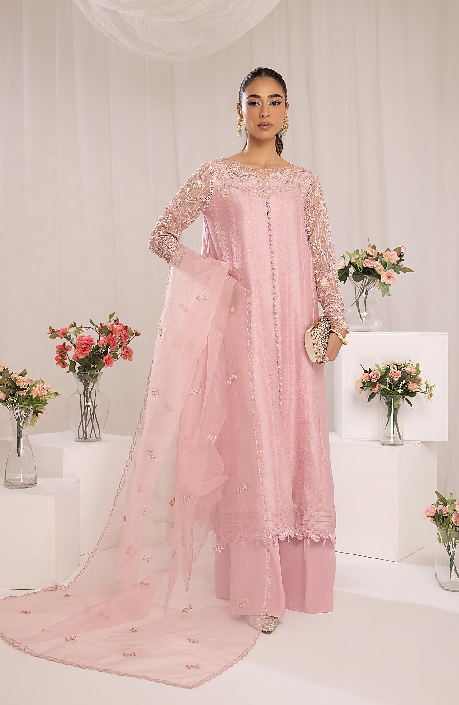 Mina Kashif | Luxury Pret | MK23-20 by Mina Kashif - Designer Dress - Type: Bridal - Available at Libayah - 100% Original