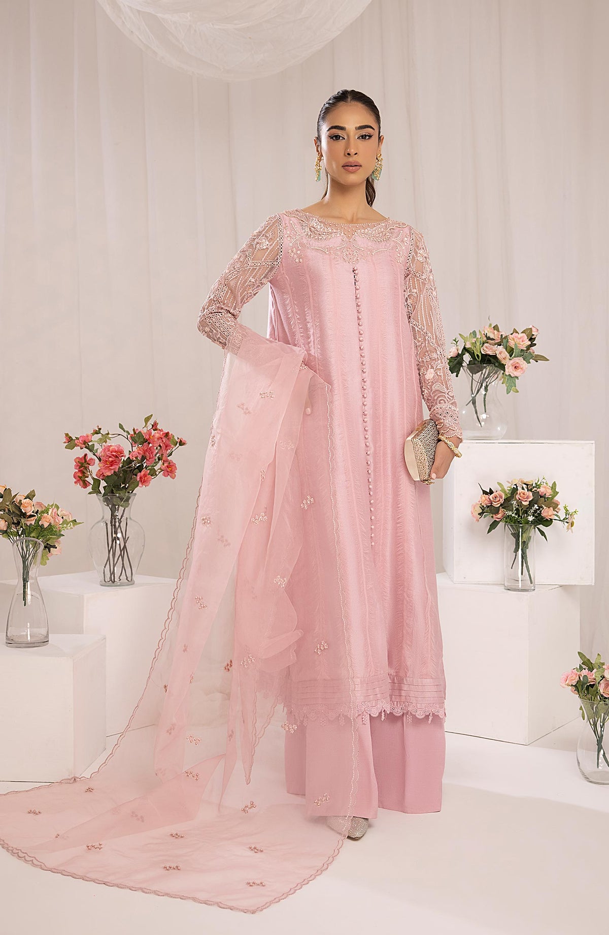 Mina Kashif | Luxury Pret | MK23-20 by Mina Kashif - Designer Dress - Type: Bridal - Available at Libayah - 100% Original