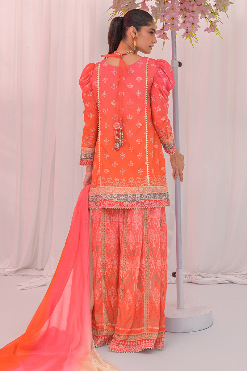 Chic Ophicial | The Maison Duo | Coral Glow by Chic Ophicial - Designer Dress  - Type : Ladies Clothes - Available at Libayah - 100% Original 