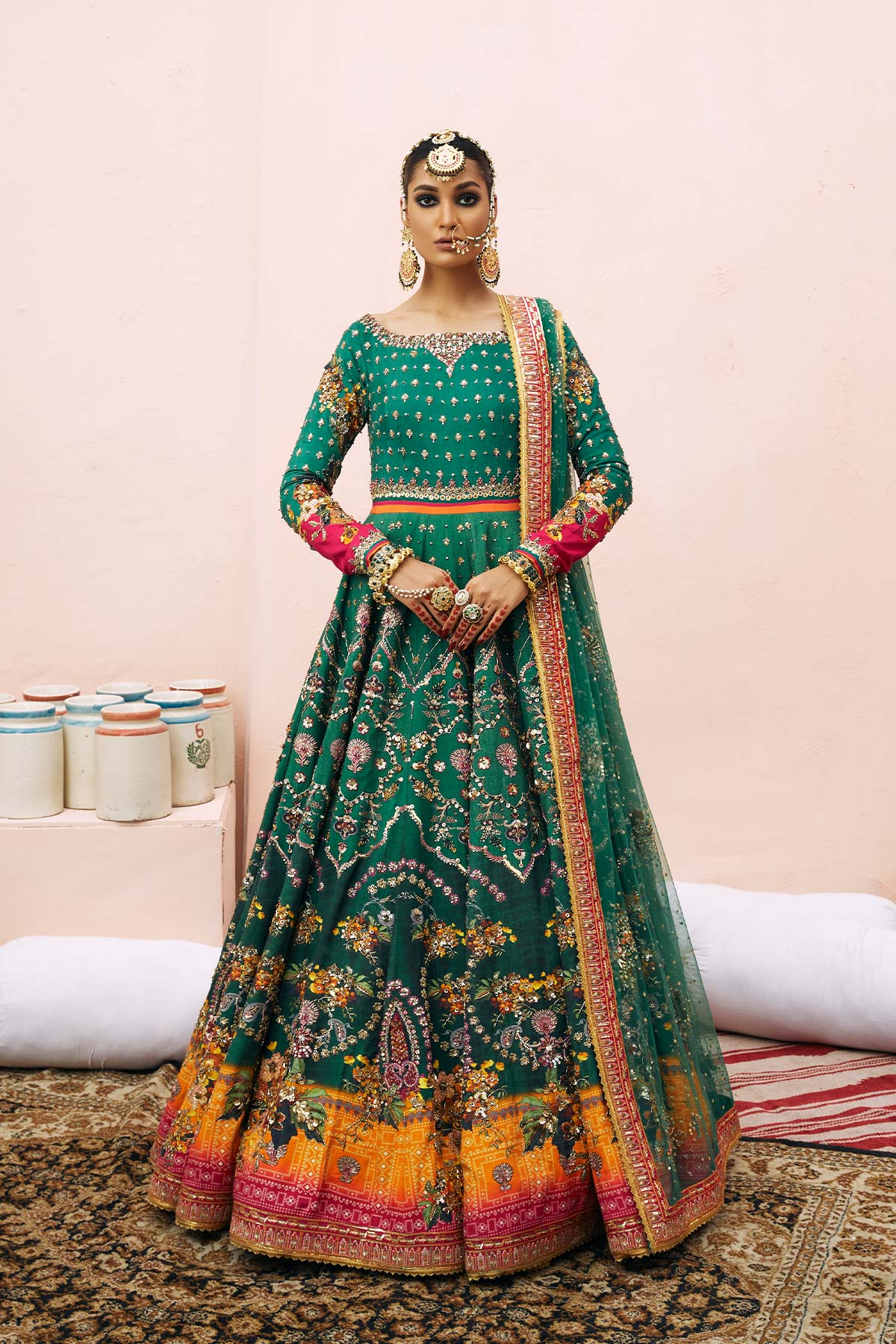 Mina Kashif | Wedding Formals | Rani by Mina Kashif - Designer Dress - Type: Bridal - Available at Libayah - 100% Original