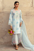 Cross Stitch | Premium Lawn 24 | DAWN MIST by Cross Stitch - Designer Dress - Type: Ladies Clothes - Available at Libayah - 100% Original