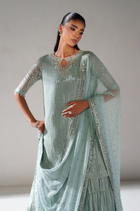 Baroque | Formals Collection | EMBROIDERED CHIFFON UF-4389 by Baroque - Designer Dress  - Type : Ladies Clothes - Available at Libayah - 100% Original 