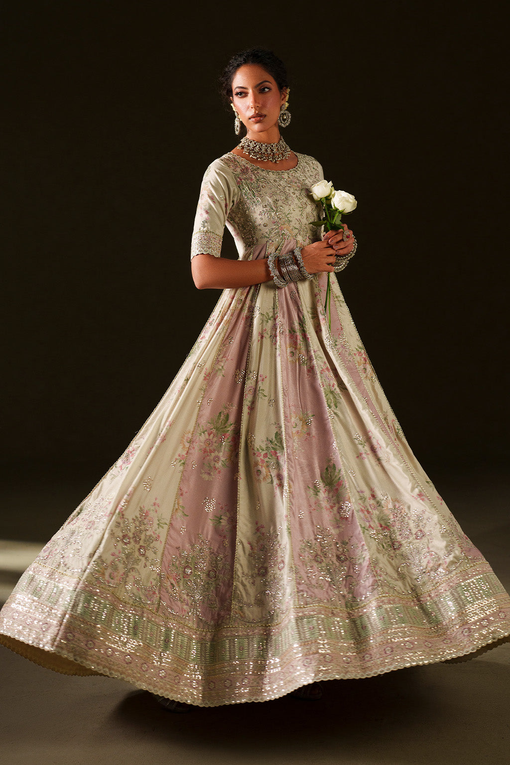Iznik | Velvet 25 | IV-77 Embroidered Velvet by Iznik - Designer Dress - Type : Ladies Clothes - Available at Libayah - 100% Original 