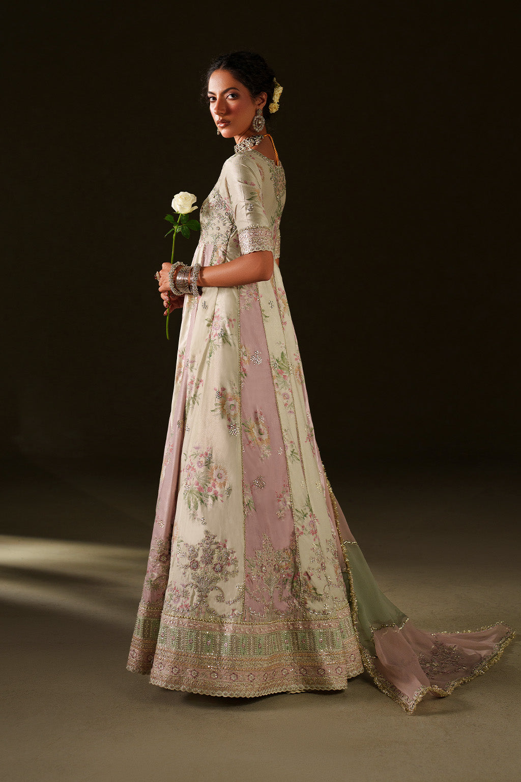 Iznik | Velvet 25 | IV-77 Embroidered Velvet by Iznik - Designer Dress - Type : Ladies Clothes - Available at Libayah - 100% Original 