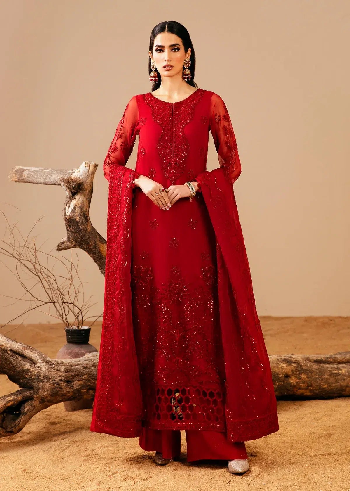 Dastoor | Noor-E-Jahan Wedding Collection'24 | Kubra by Dastoor - Designer Dress - Type: Ladies Clothes - Available at Libayah - 100% Original