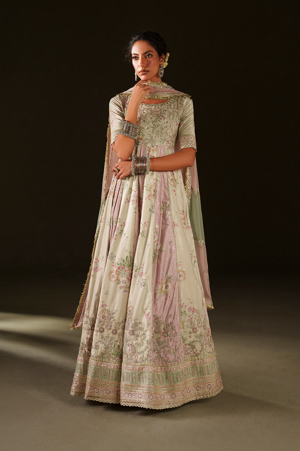 Iznik | Velvet 25 | IV-77 Embroidered Velvet by Iznik - Designer Dress - Type : Ladies Clothes - Available at Libayah - 100% Original 