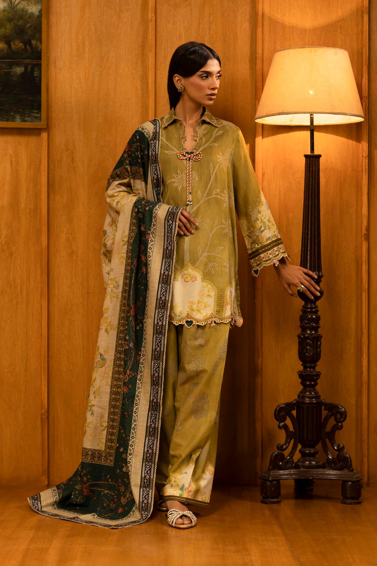 Sana Safinaz | Muzlin Winter 25 | 016A by Sana Safinaz - Designer Dress - Type : Ladies Clothes - Available at Libayah - 100% Original 