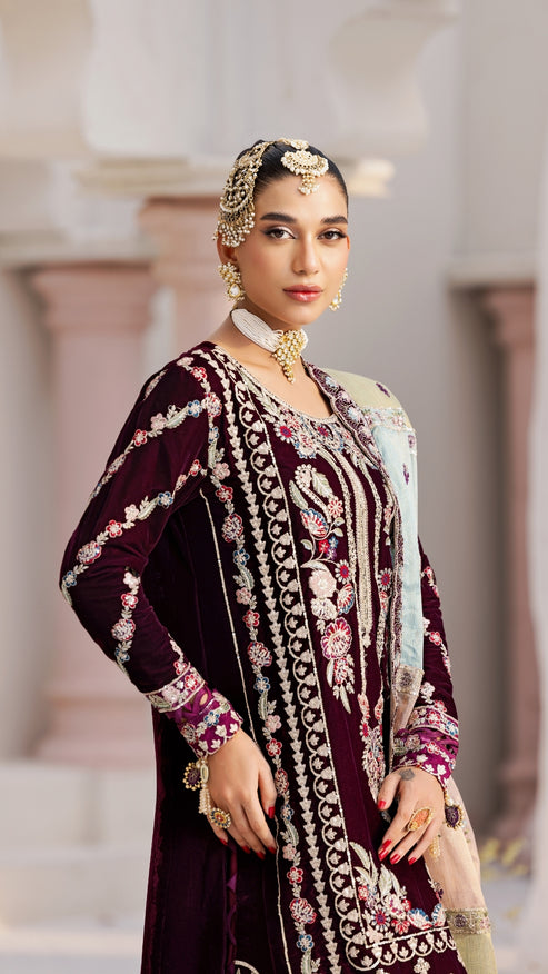 Zebtan | Andaz e Makhmal | ZAM-04 by Zebtan - Designer Dress - Type: Ladies Clothes - Available at Libayah - 100% Original