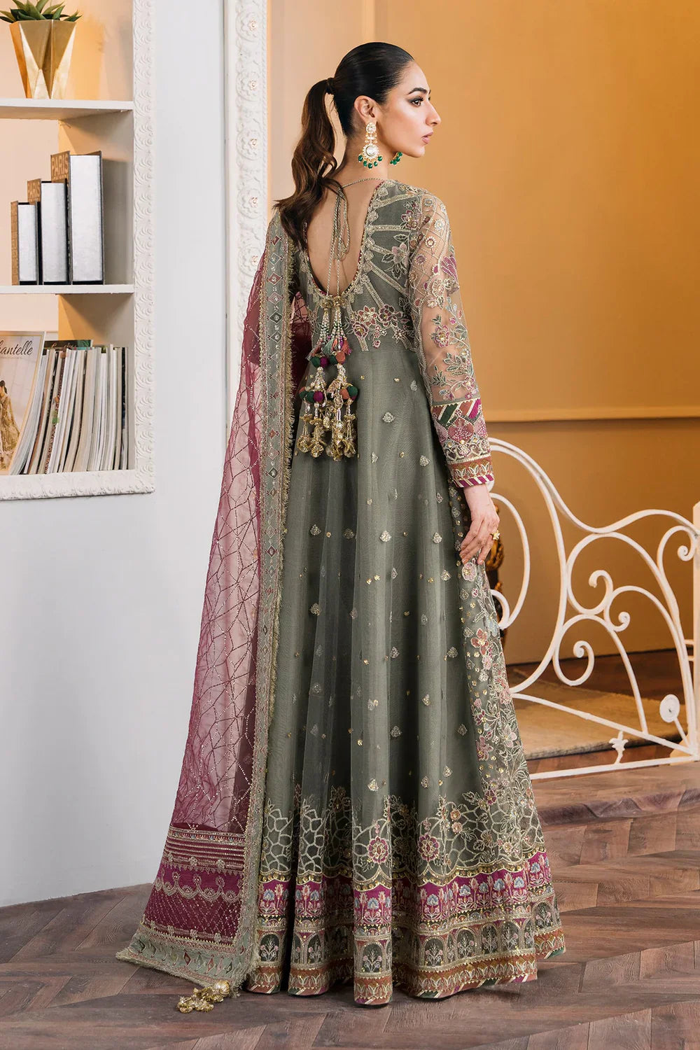 Baroque | Chantelle Embroidered Collection | CH12-02 by Baroque - Designer Dress - Type: Ladies Clothes - Available at Libayah - 100% Original