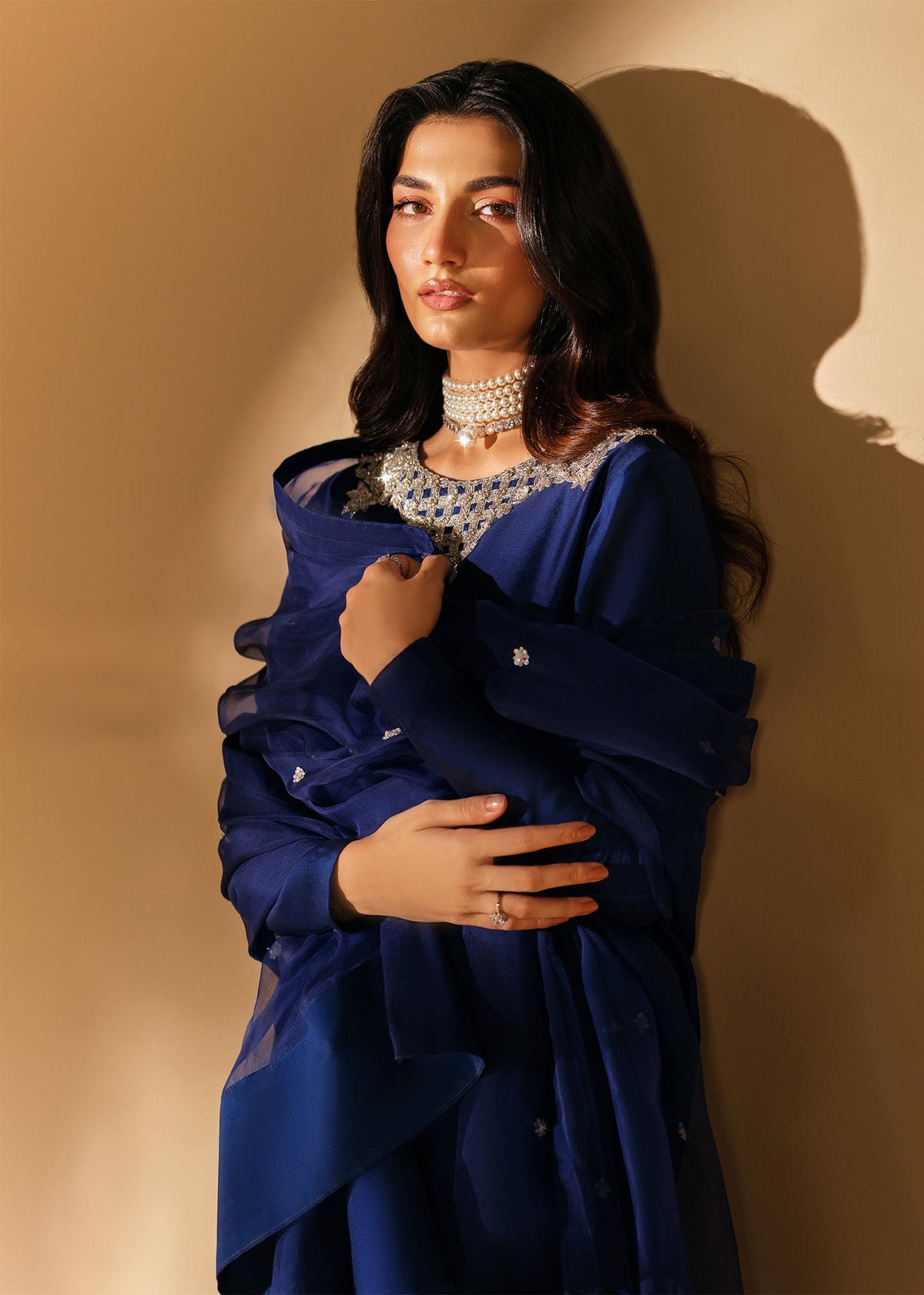 Mahum Asad | The Shadow Line | Eclipse by Mahum Asad - Designer Dress  - Type : Ladies Clothes - Available at Libayah - 100% Original 