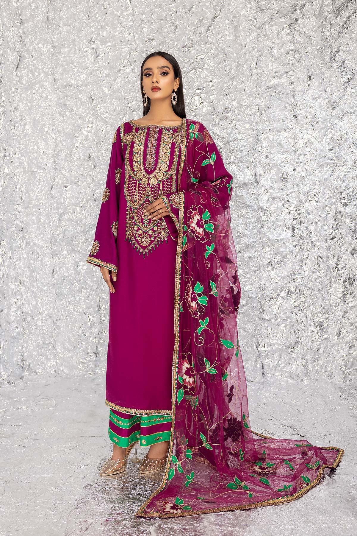 Mina Kashif | Luxury Pret | MK22-6 by Mina Kashif - Designer Dress - Type: Formal - Available at Libayah - 100% Original