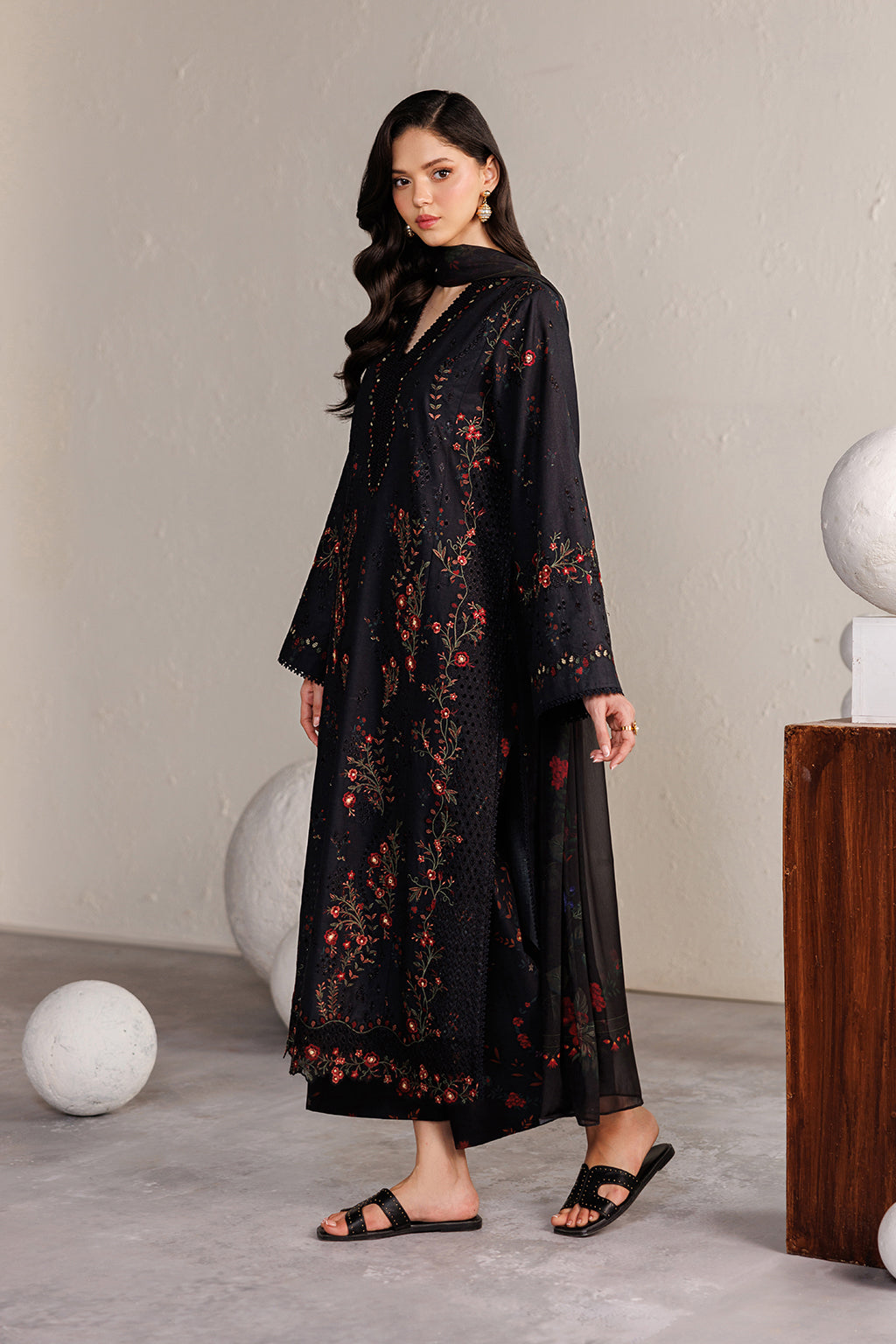 Iznik | Festive lawn 26 | IBE-11 Embroidered Lawn by Iznik - Designer Dress  - Type : Ladies Clothes - Available at Libayah - 100% Original 