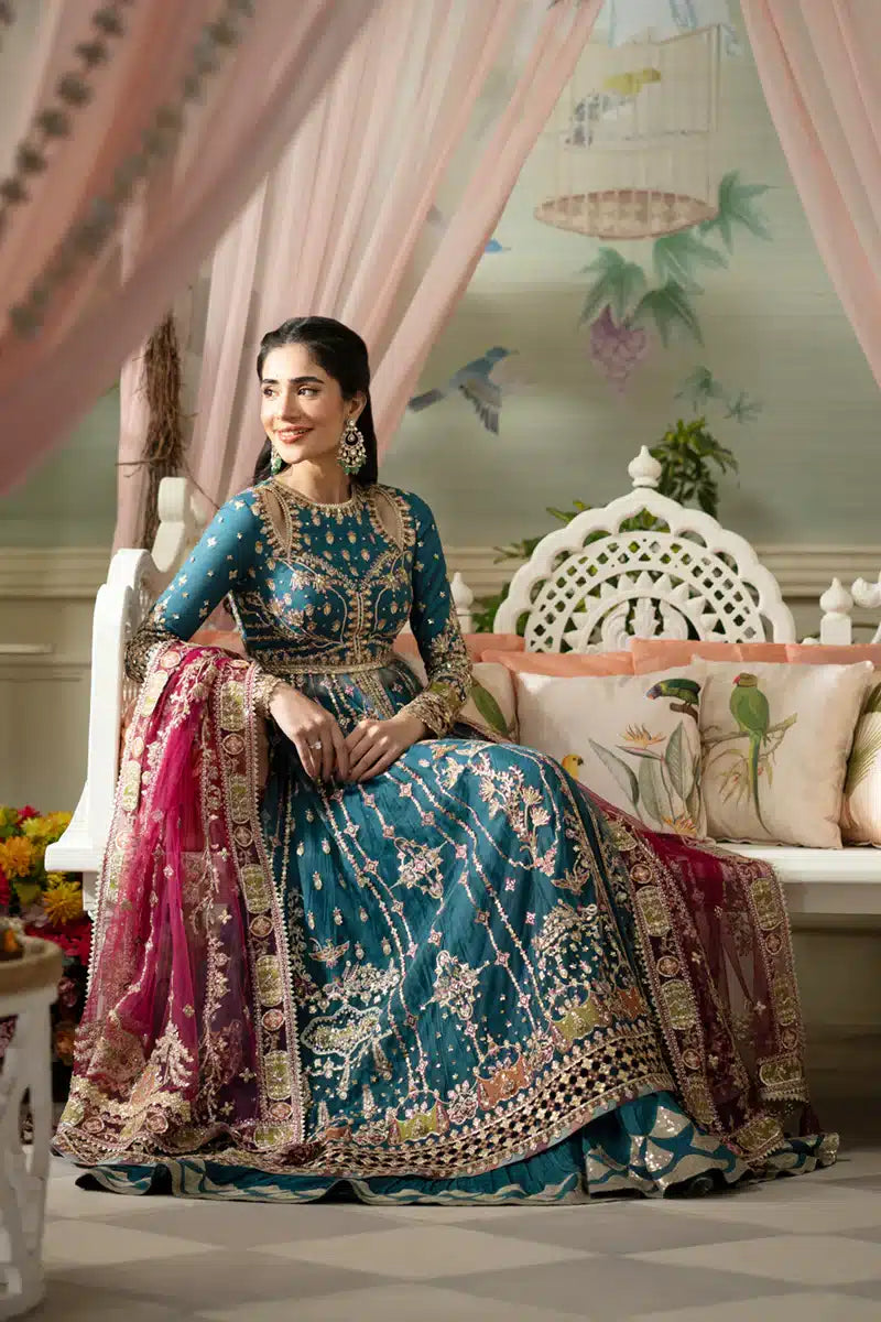 Qalamkar | Dilnaz Wedding Formals | DN-02 SABRINA by Qalamkar - Designer Dress  - Type : Wedding Dress - Available at Libayah - 100% Original 
