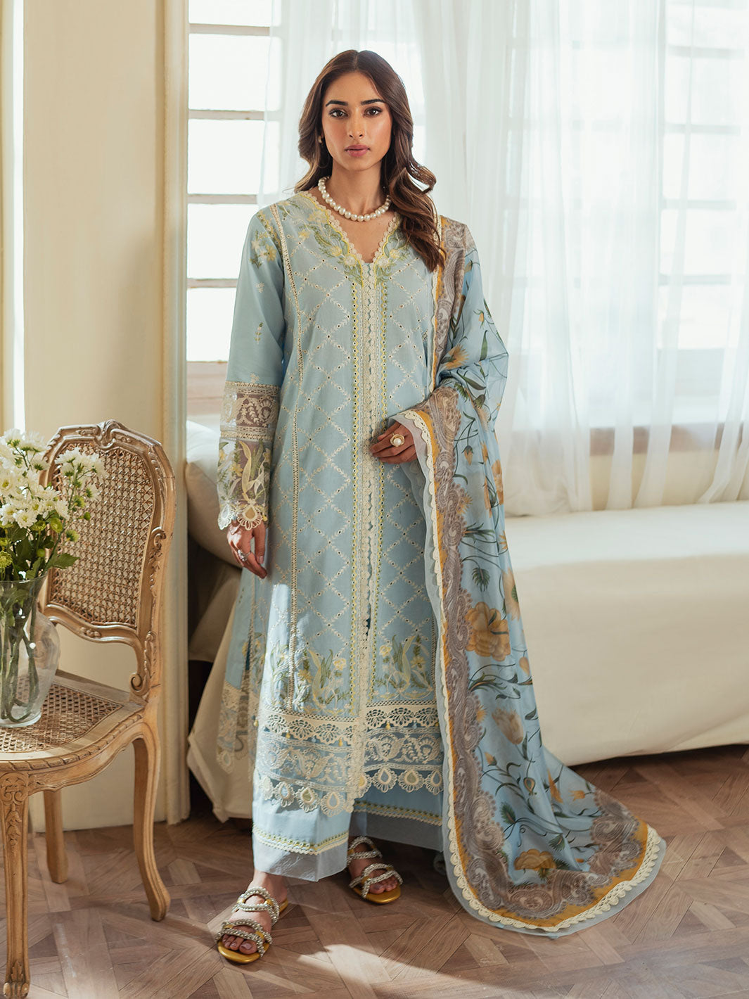 Faiza Faisal | Celine Eid Collection 24 | RIDA by Faiza Faisal - Designer Dress - Type: Ladies Clothes - Available at Libayah - 100% Original