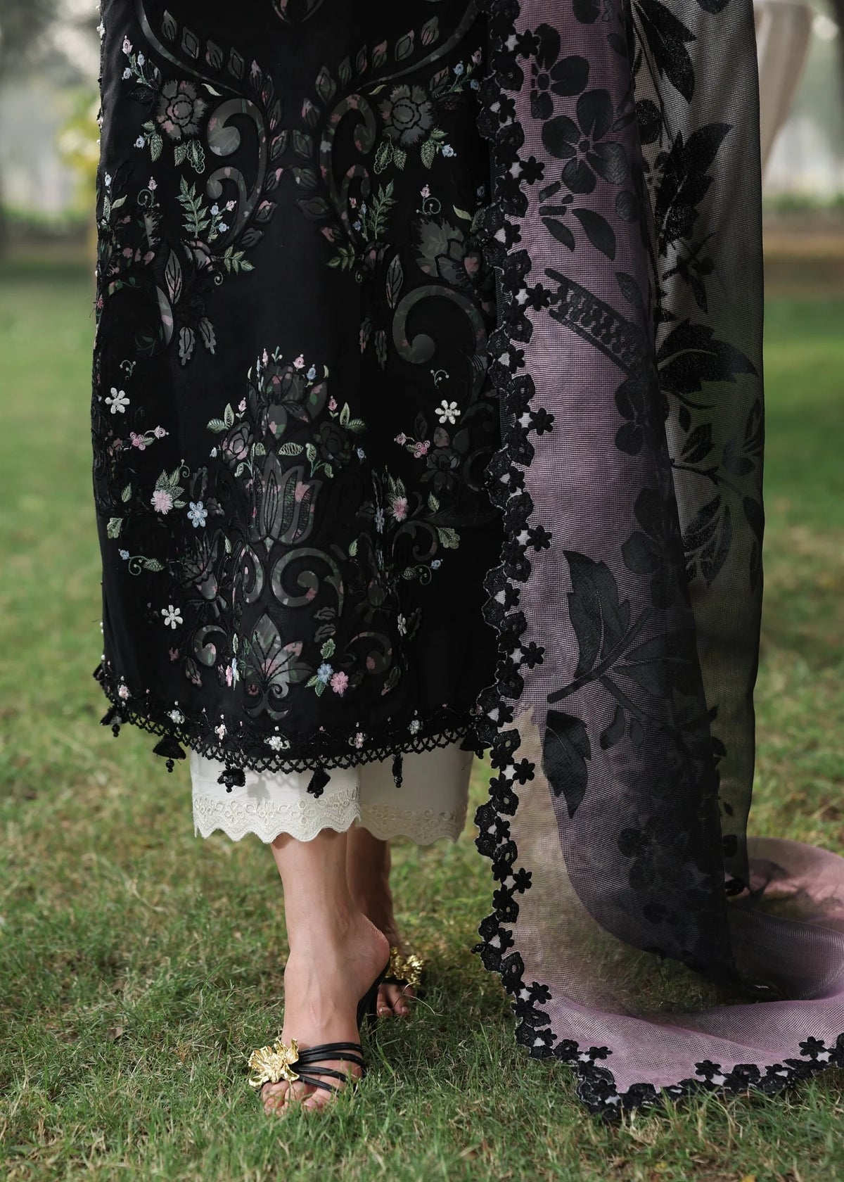 Sardinia | Tales of Petals | MIDNIGHT BLOOM - Designer Dress - Type : Ladies Clothes - Available at Libayah - 100% Original