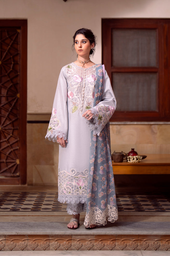 Fozia Khalid | Kahani Silk Luxury Dresses | Yasmeen by Fozia Khalid - Designer Dress - Type: Ladies Clothes - Available at Libayah - 100% Original