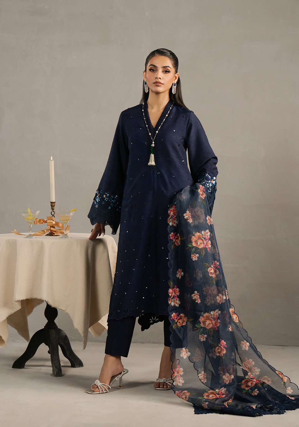 Zarqash | Silk Edit | ZQS 001 AMAYA by Zarqash - Designer Dress - Type: Ladies Clothes - Available at Libayah - 100% Original