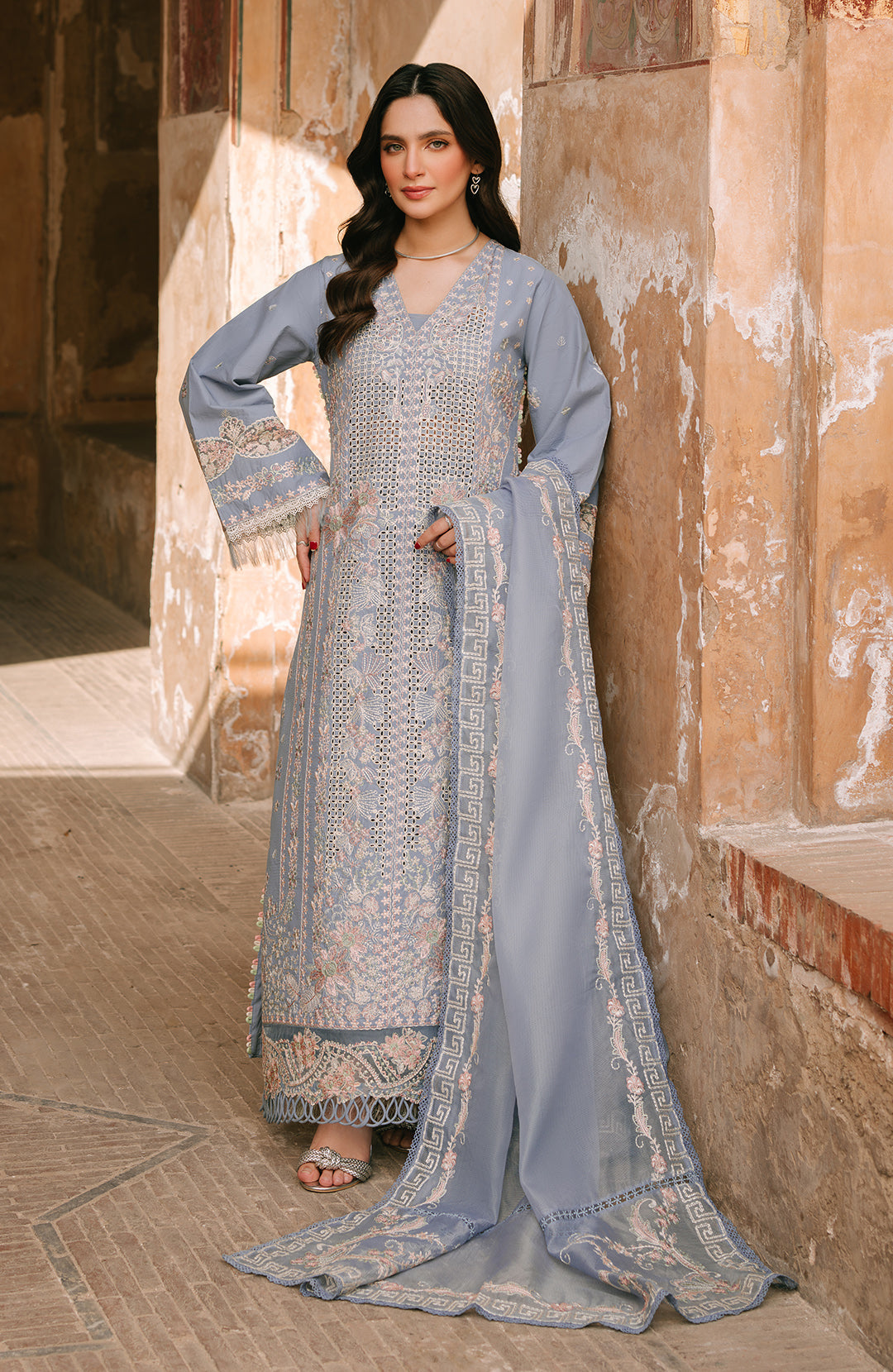 Fiona | Sarang Lawn 25 | Aysel by Fiona - Designer Dress - Type: Ladies Clothes - Available at Libayah - 100% Original